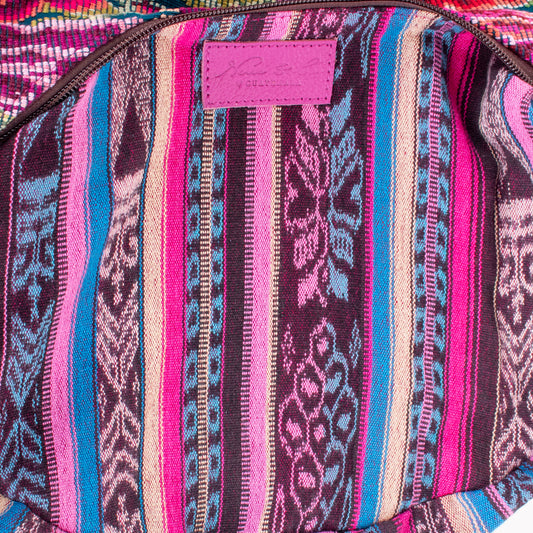 BOHO SADDLE BAG - OOAK HUIPIL - BABY RHINO - NO. 19406