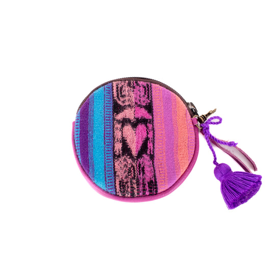 ♡ CIRCLE COIN PURSE ♡ - VINTAGE CORTE - BABY RHINO - NO. 19466