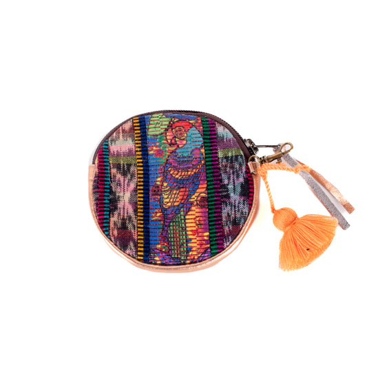 ♡ CIRCLE COIN PURSE ♡ - VINTAGE CORTE - ROSE GOLD METALLIC - NO. 19476