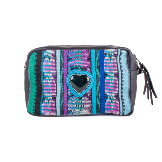 ♡ WANDER CROSSBODY BAG + STRAP SET - HEART JADE ♡ - CORTE - BLACK - NO. 19485