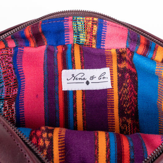 WANDER CROSSBODY SET - OOAK HUIPIL - VINO TINTO - NO. 19617