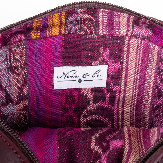 WANDER CROSSBODY SET - OOAK HUIPIL - VINO TINTO - NO. 19622