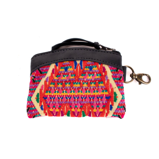 COIN PURSE - OOAK HUIPIL - BLACK - NO. 19641