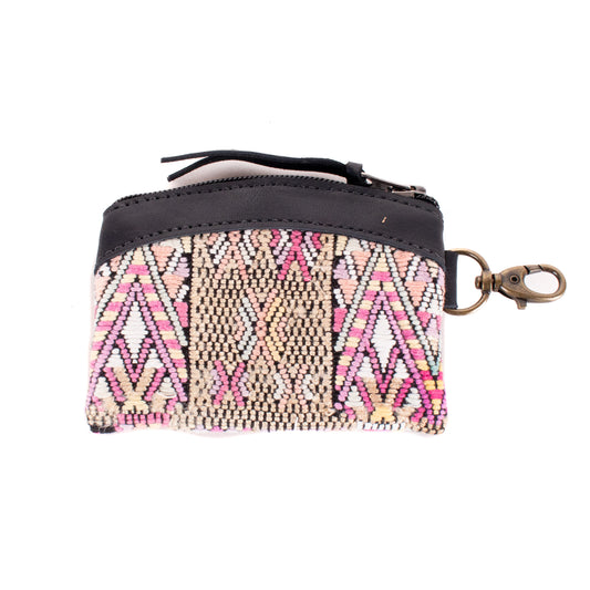 COIN PURSE - OOAK HUIPIL - BLACK - NO. 19642