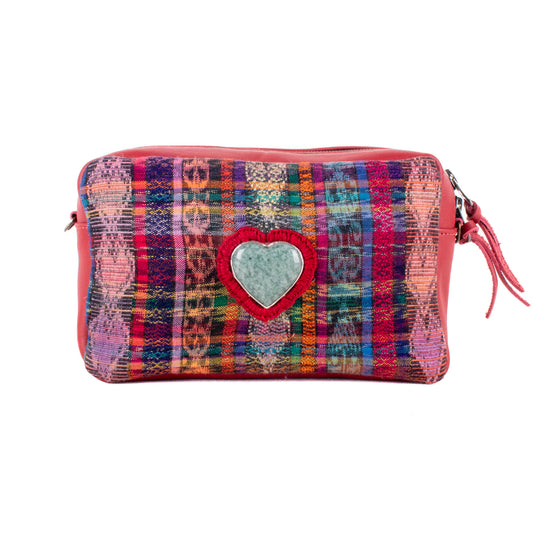 ♡ WANDER CROSSBODY BAG + STRAP SET - HEART JADE ♡ - CORTE - CHILI PEPPER - NO. 19678