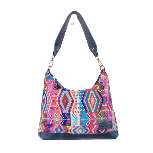 SMALL PENELOPE BAG - H&S WHEAT - NAVY - NO. 19689