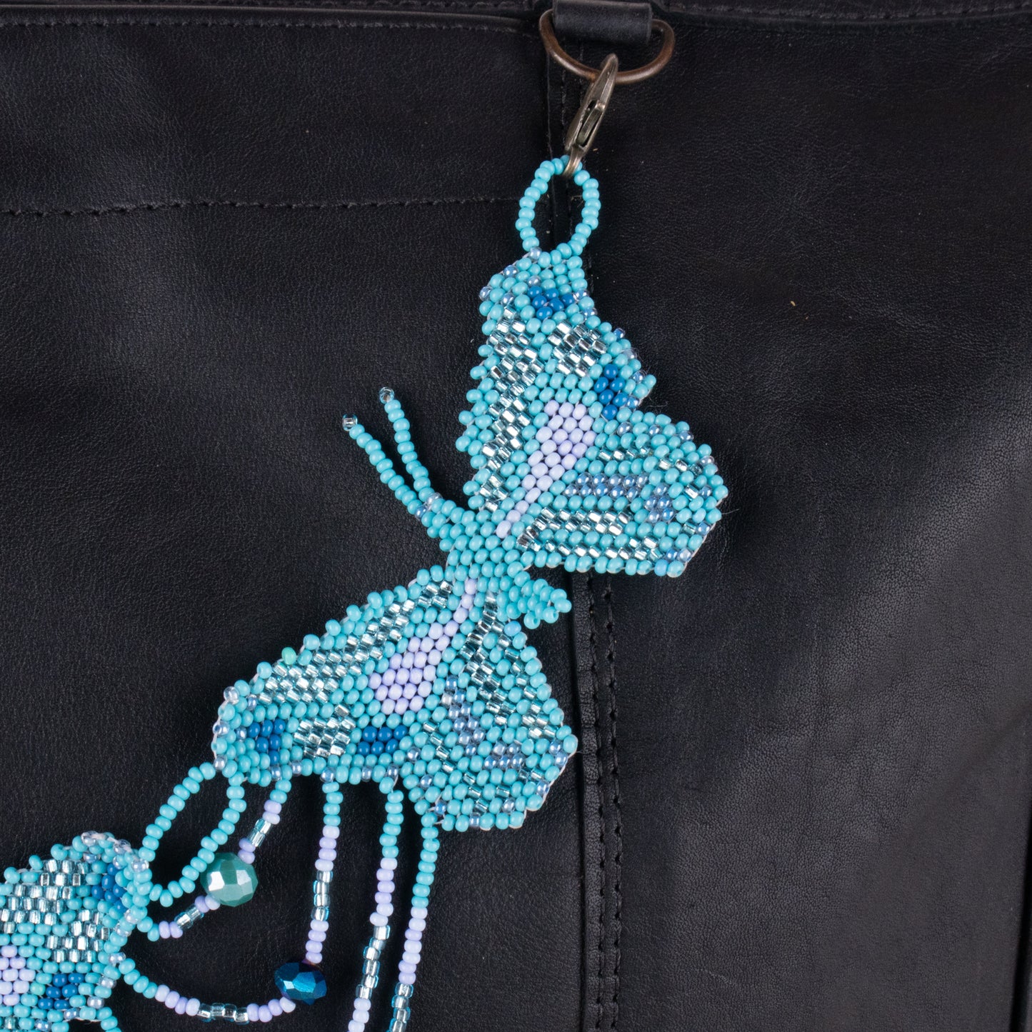 BEADED BUTTERFLY BAG NECKLACE - NO. 19805