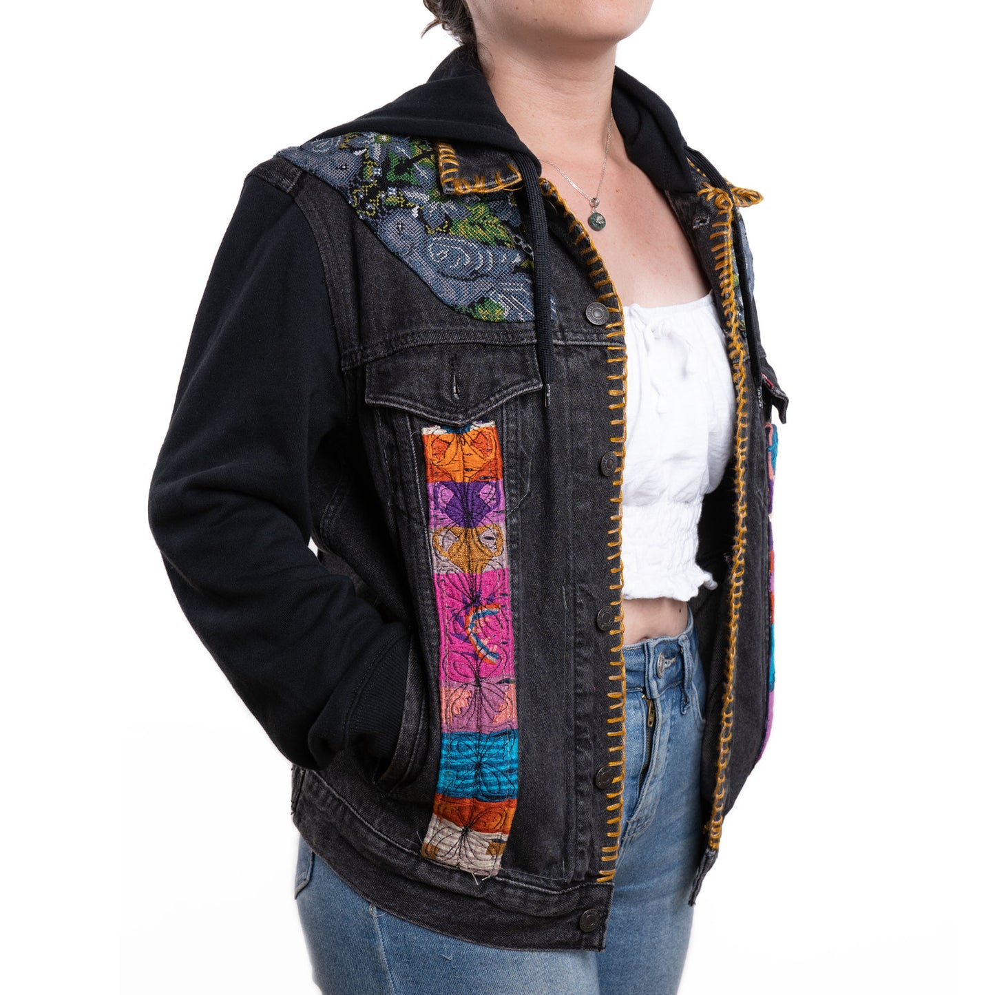 OOAK VINTAGE DENIM JACKET - SIZE S - NO. 001