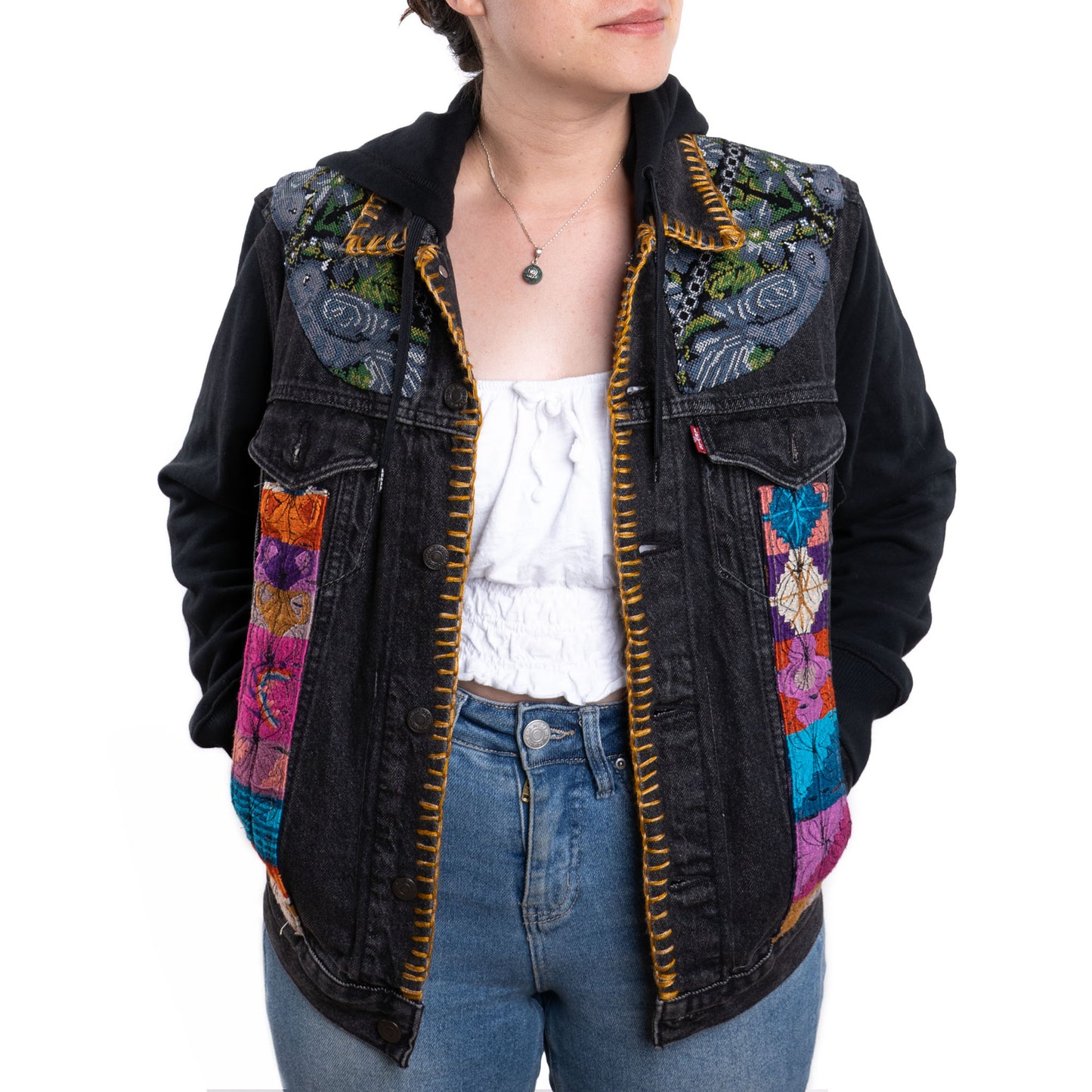 OOAK VINTAGE DENIM JACKET - SIZE S - NO. 001