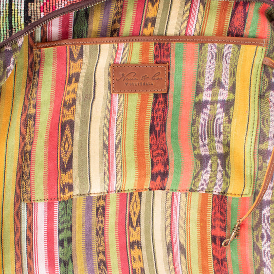 PENELOPE BAG - OOAK HUIPIL - CAFE - NO. 200006