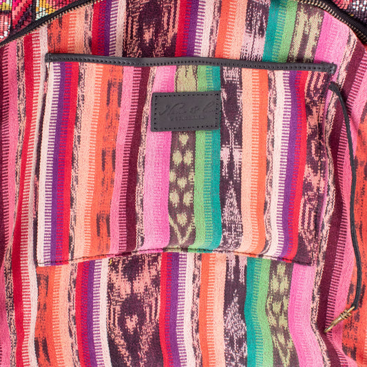 PENELOPE BAG - OOAK HUIPIL - BLACK - NO. 200012