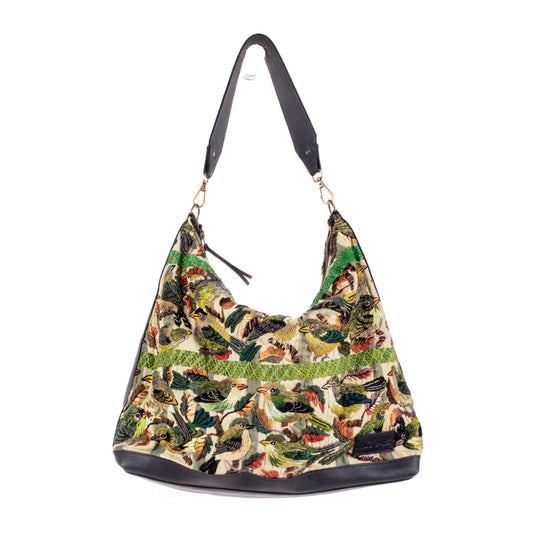 PENELOPE BAG - OOAK HUIPIL - BLACK - NO. 200018