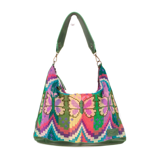 PENELOPE BAG - H&S BUTTERFLY - EMERALD - NO. 200038