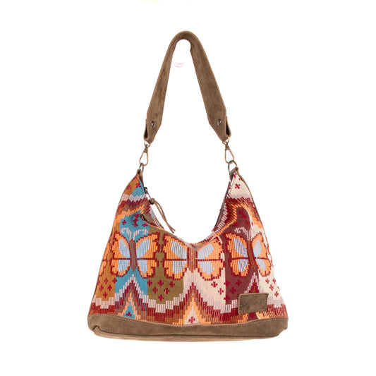 SMALL PENELOPE BAG - H&S BUTTERFLY - VERDE OLIVO - NO. 200042