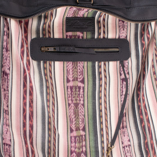 BEATRIZ CDB + DIAMANTE STRAP - H&S FLORAL - BLACK - NO. 200159