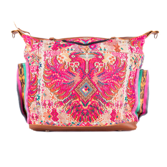 BEATRIZ CDB + DIAMANTE STRAP - OOAK HUIPIL - CAFE - NO. 200168