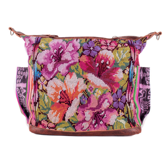 BEATRIZ CDB + DIAMANTE STRAP - OOAK HUIPIL - COPPER - NO. 200195