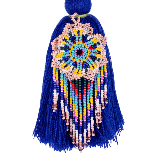 CLASSIC TASSEL - BEADED FLOWER CHARM - NO. 200250