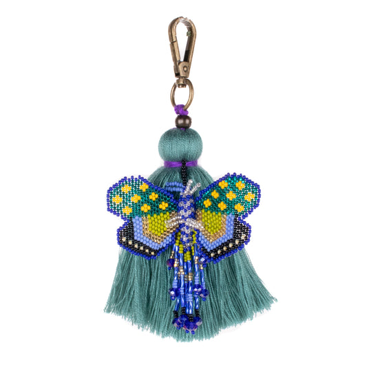 CLASSIC TASSEL - BEADED BUTTERFLY CHARM - NO. 200256