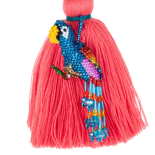 CLASSIC TASSEL - BEADED BIRD CHARM - NO. 200282