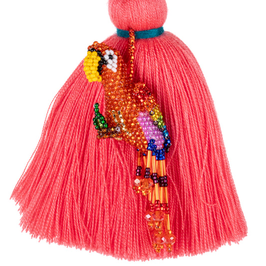 CLASSIC TASSEL - BEADED BIRD CHARM - NO. 200283