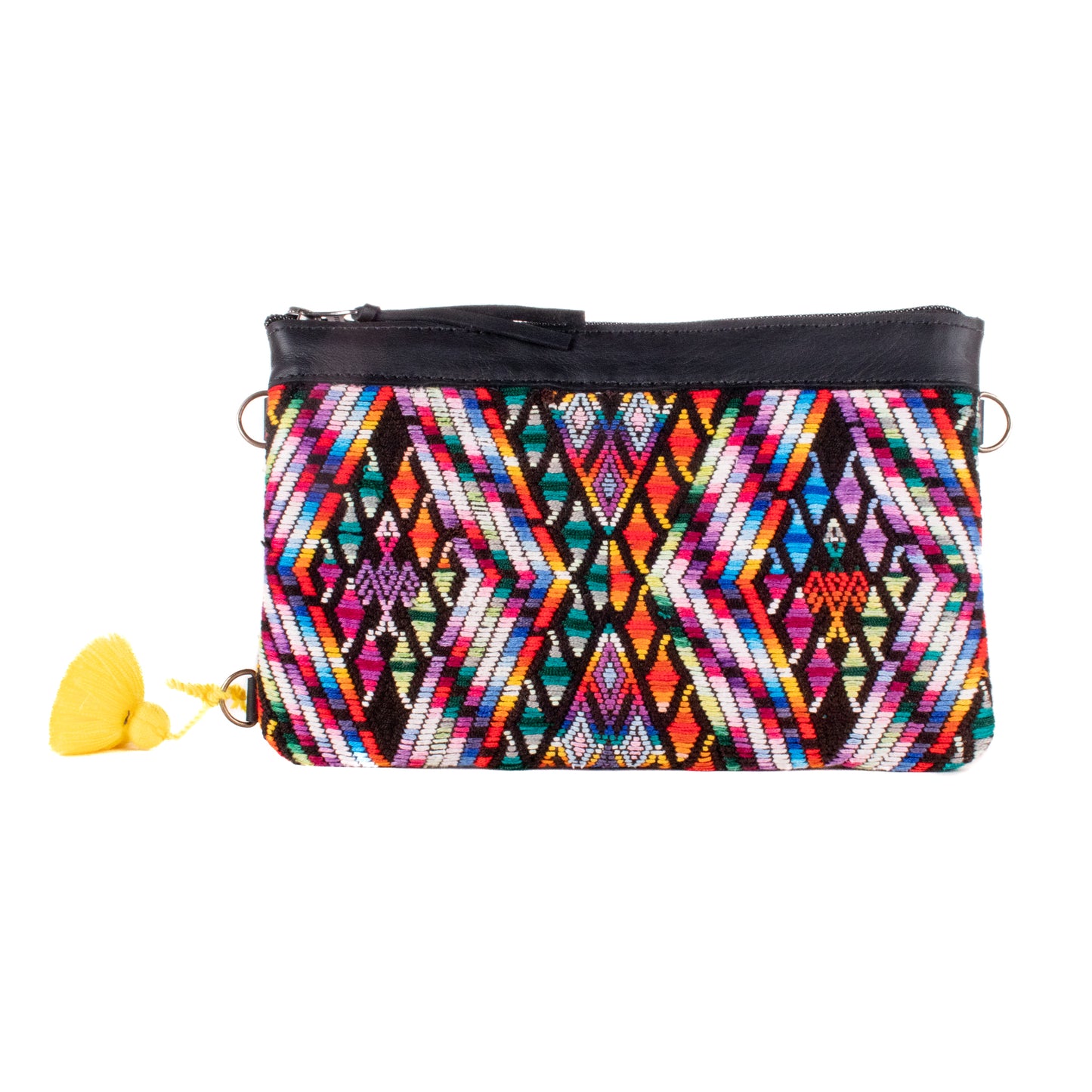 EVERYTHING CLUTCH - OOAK HUIPIL - BLACK - NO. 200450