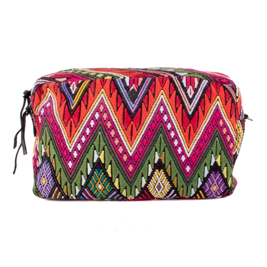 WANDER CROSSBODY BAG - LARGE - OOAK HUIPIL - BLACK - NO. 200467