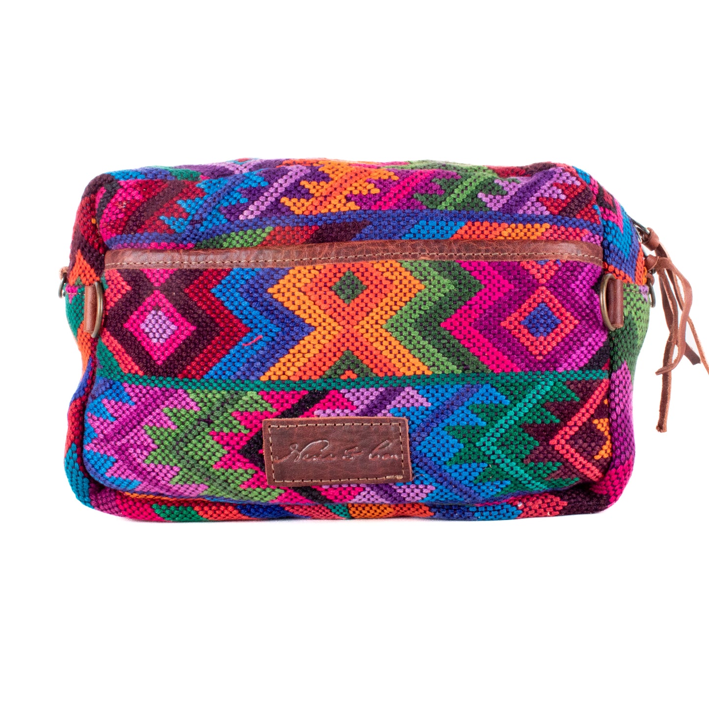 WANDER CROSSBODY BAG - LARGE - OOAK HUIPIL - COPPER - NO. 200485