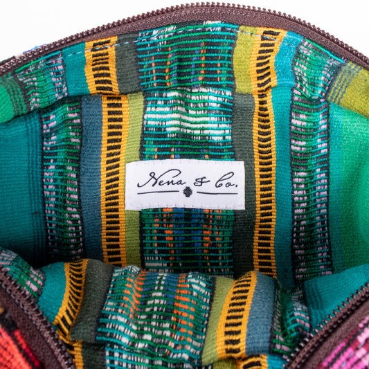 WANDER CROSSBODY SET - OOAK HUIPIL - CERULEAN - NO. 200548