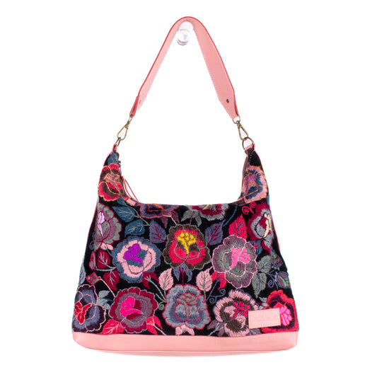 PENELOPE BAG - H&S EMBROIDERED FLORAL - PRIMROSE - NO. 200572