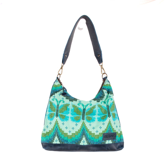 **SHIP WINDOW** SMALL PENELOPE BAG - H&S BUTTERFLY - NAVY - NO. 200665