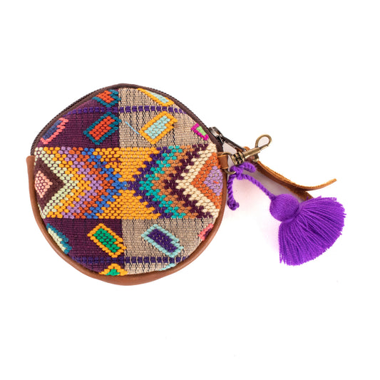 **SHIP WINDOW** CIRCLE COIN PURSE - H&S WHEAT - CAFE - NO. 200789