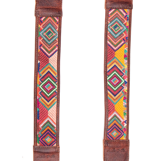 CAMILA BACKPACK STRAP SET - OOAK HUIPIL - COPPER - NO. 200908