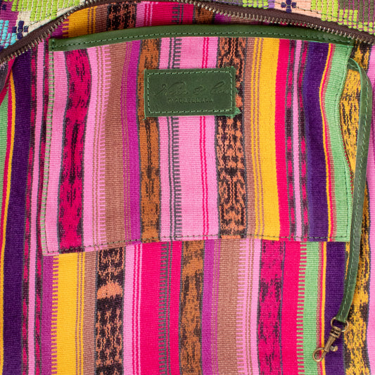 SMALL PENELOPE BAG - H&S MOONS - EMERALD - NO. 201130