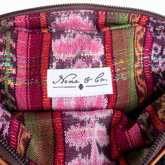WANDER CROSSBODY SET - OOAK HUIPIL - HONEY - NO. 201186