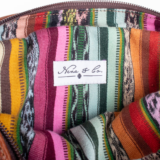 WANDER CROSSBODY SET - OOAK HUIPIL - HONEY - NO. 201187