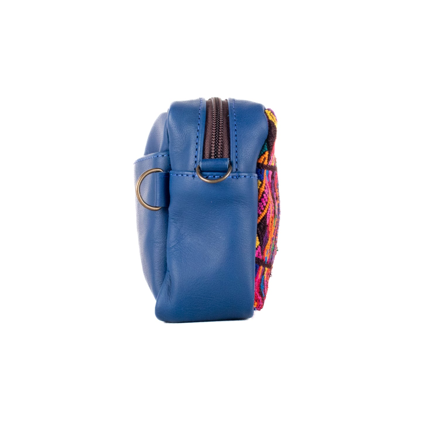 WANDER CROSSBODY SET - OOAK HUIPIL - COBALT - NO. 201212
