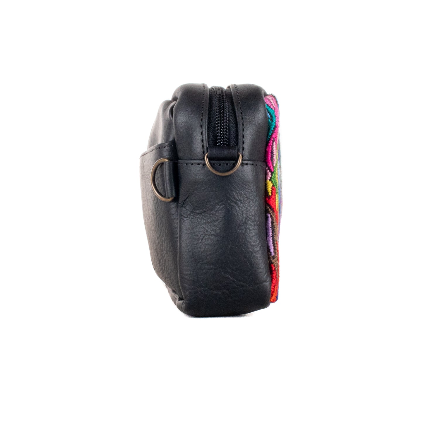 WANDER CROSSBODY SET - OOAK HUIPIL - BLACK - NO. 201213