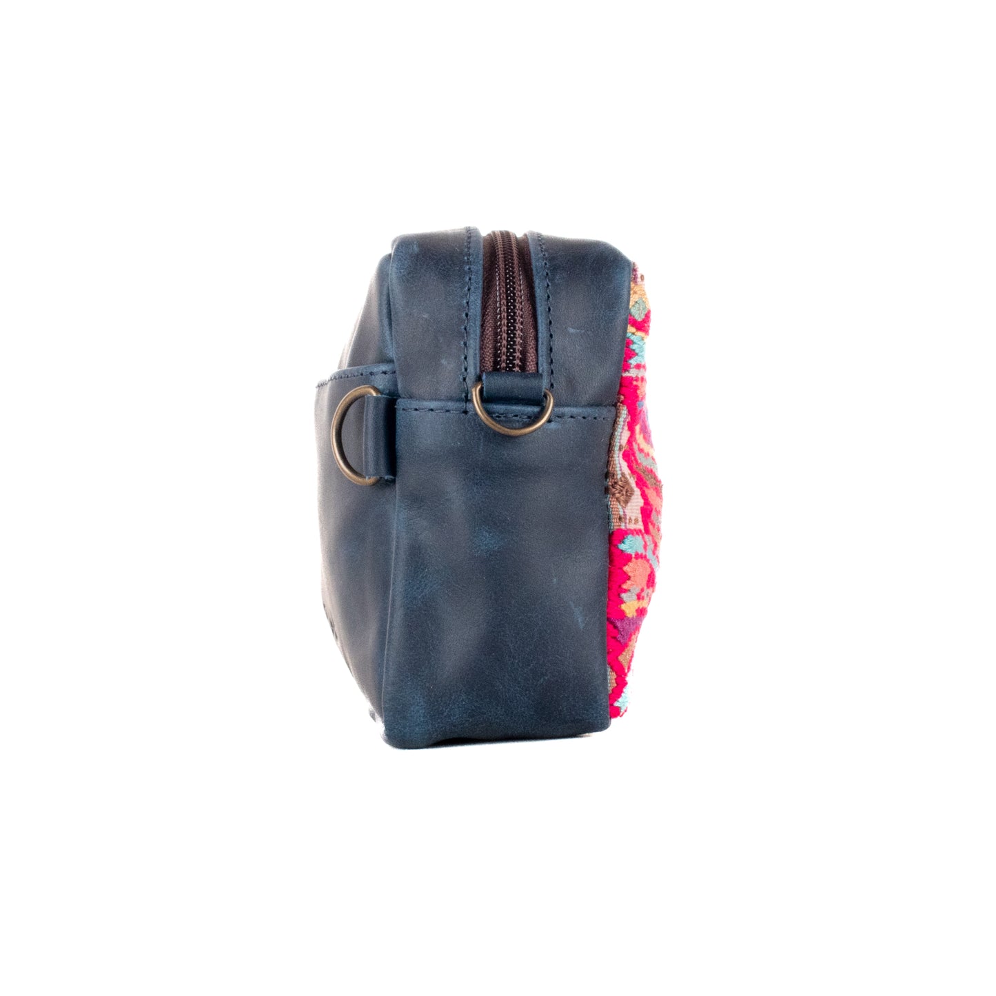 WANDER CROSSBODY SET - OOAK HUIPIL - NAVY - NO. 201216