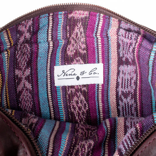 WANDER CROSSBODY SET - OOAK HUIPIL - VINO TINTO - NO. 201425
