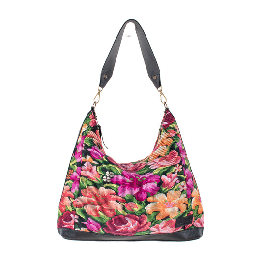 PENELOPE BAG - OOAK HUIPIL - BLACK - NO. 201455