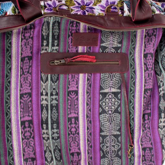 **SHIP WINDOW** PERFECT OVERNIGHTER - OOAK HUIPIL - VINO TINTO - NO. 201572