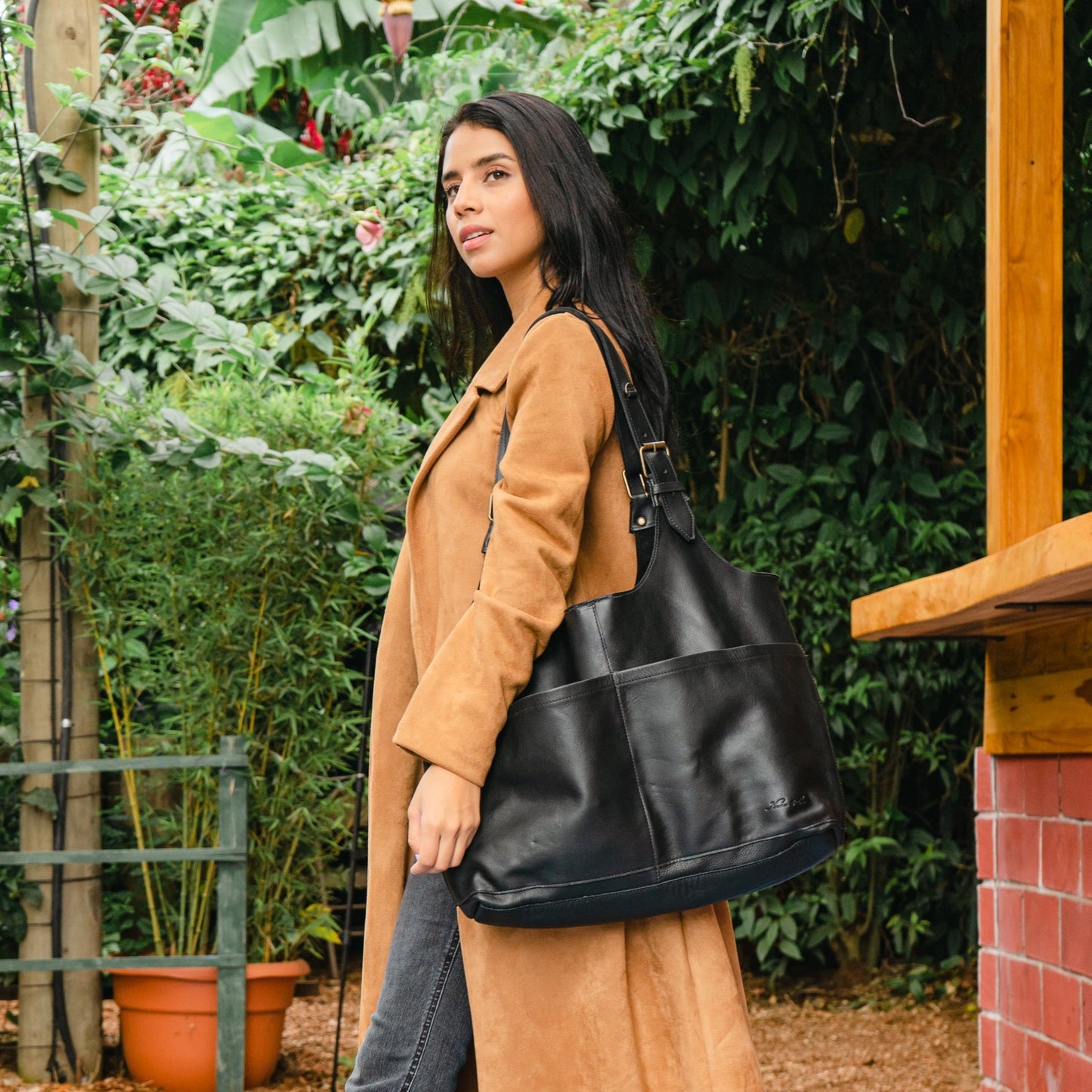ALEJANDRA BAG - FULL LEATHER - BLACK