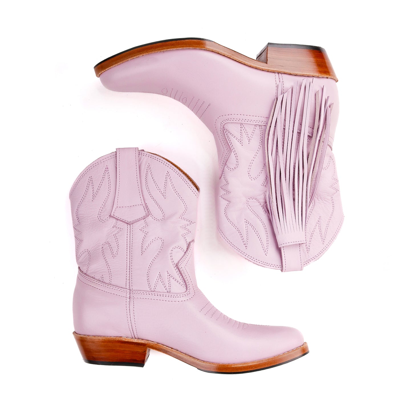 ADELA WESTERN BOOTS - LAVENDER