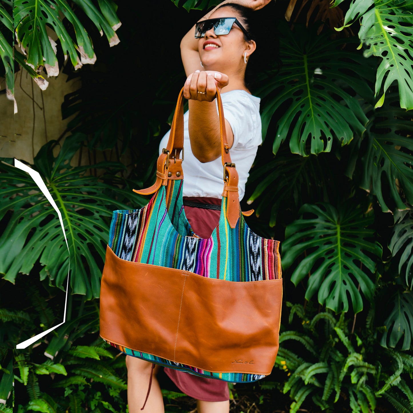ALEJANDRA BAG - BAJA - CAFE LEATHER