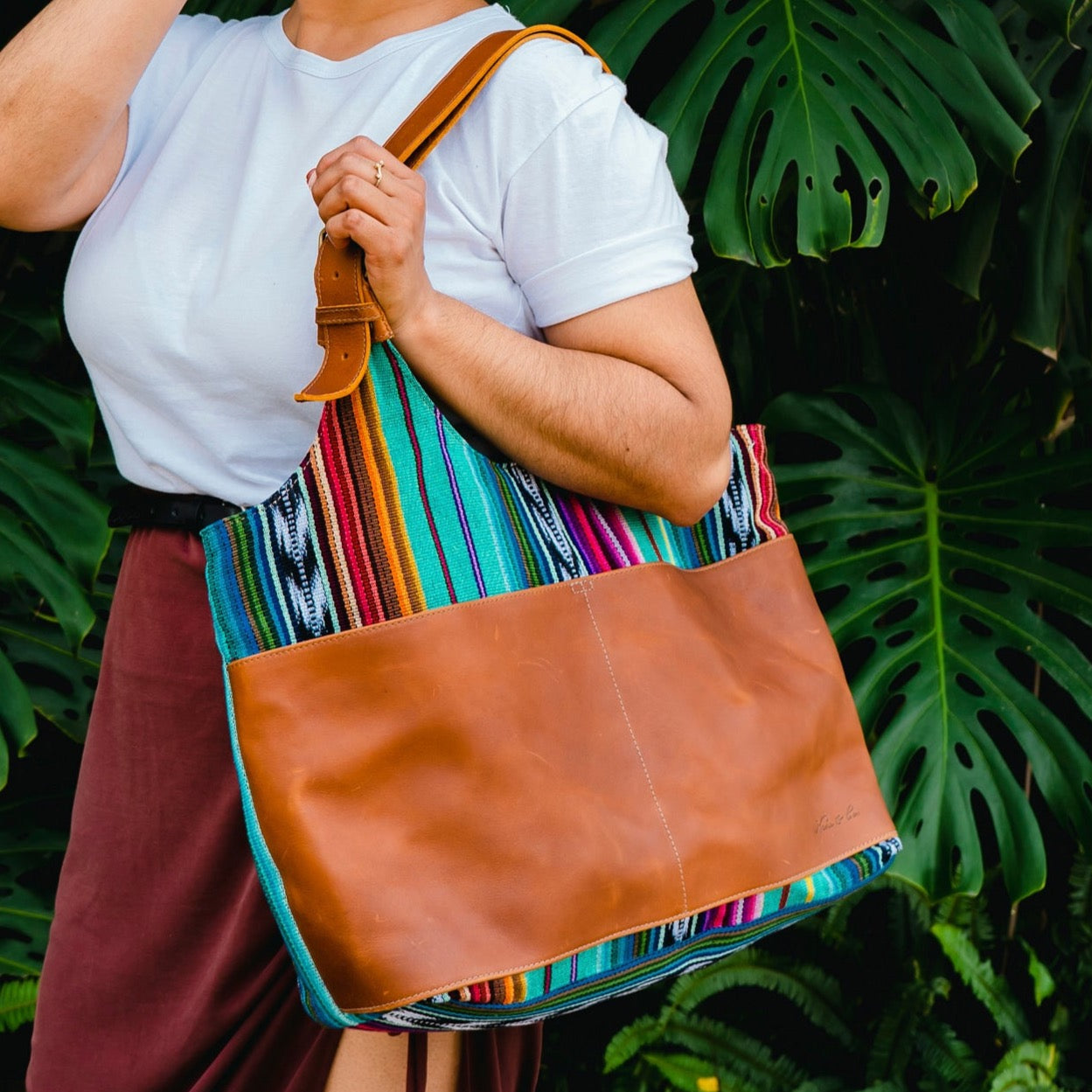 ALEJANDRA BAG - BAJA - CAFE LEATHER