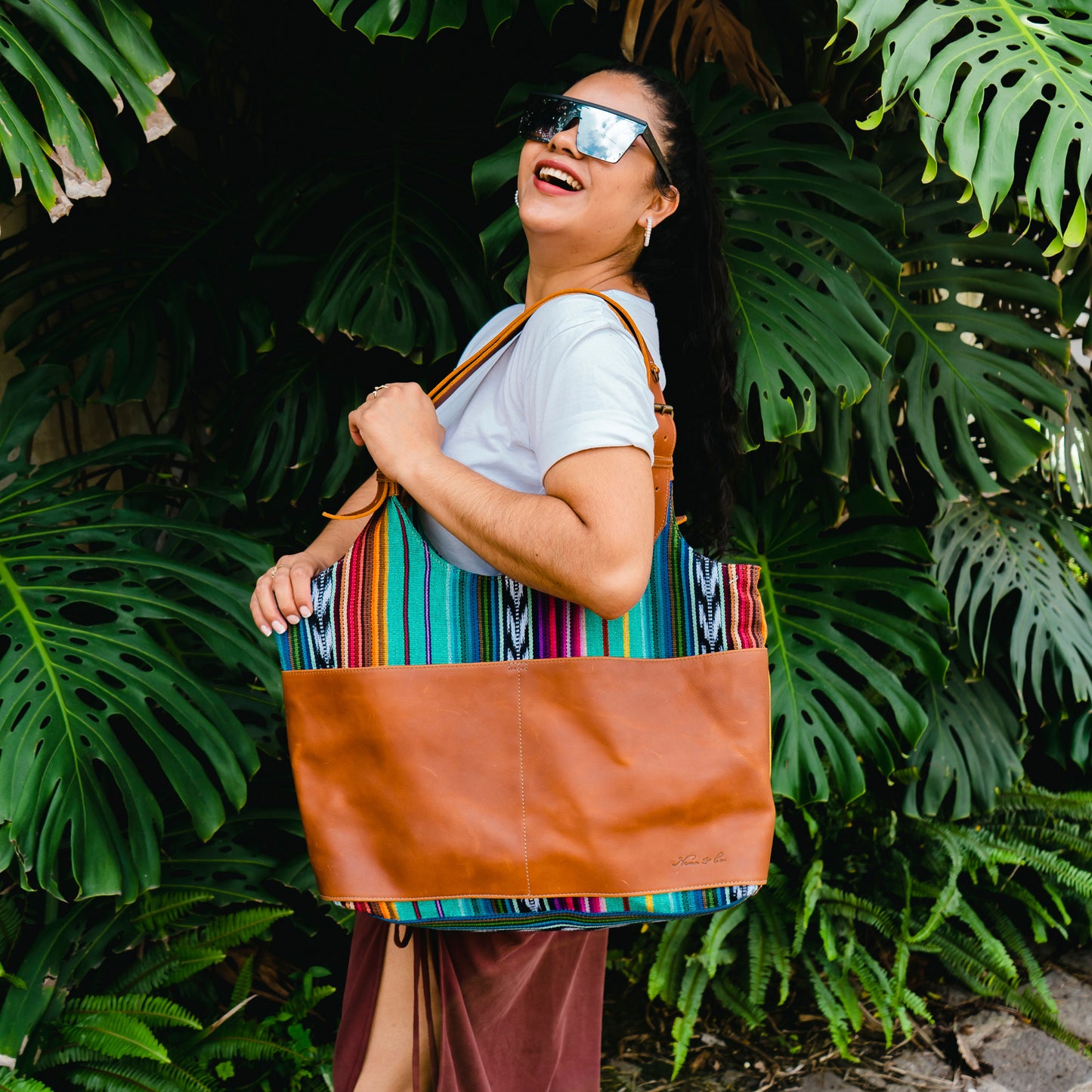 ALEJANDRA BAG - BAJA - CAFE LEATHER