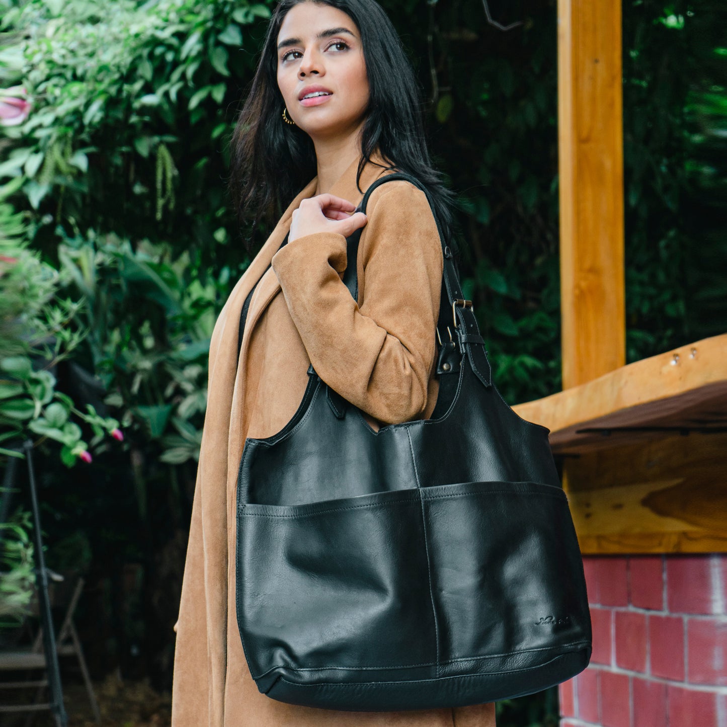ALEJANDRA BAG - FULL LEATHER - BLACK