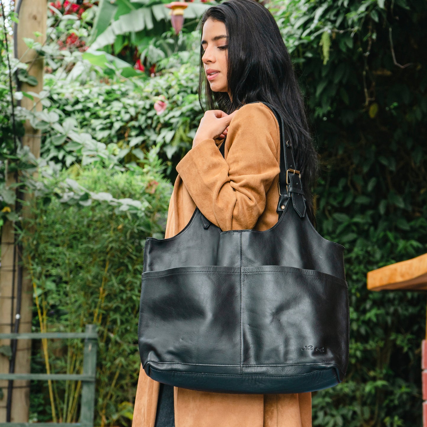 ALEJANDRA BAG - FULL LEATHER - BLACK
