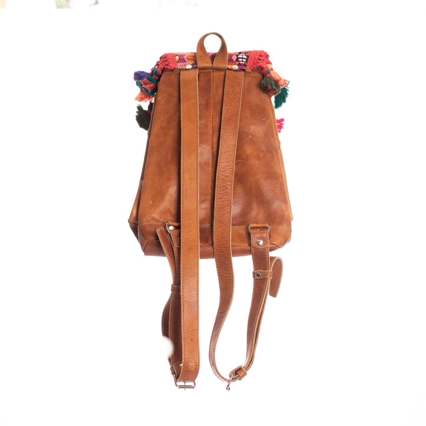 ARCHIVE SALE - SAMPLE DRAWSTRING BACKPACK - OOAK - CAFE - ITEM NO. 26588